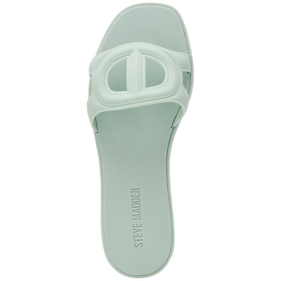 NWT Steve Madden Womens Jellie Jelly Slide Sandal JELL03S1 Light Green 7M - Picture 4 of 13